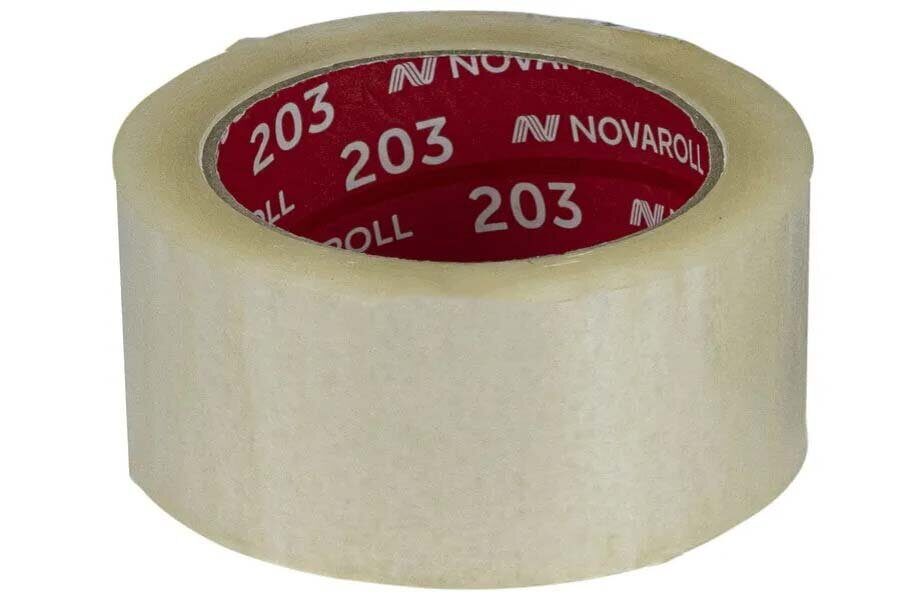 Скотч 48 х 36м №203 прозрачный 40мкм Nova Roll